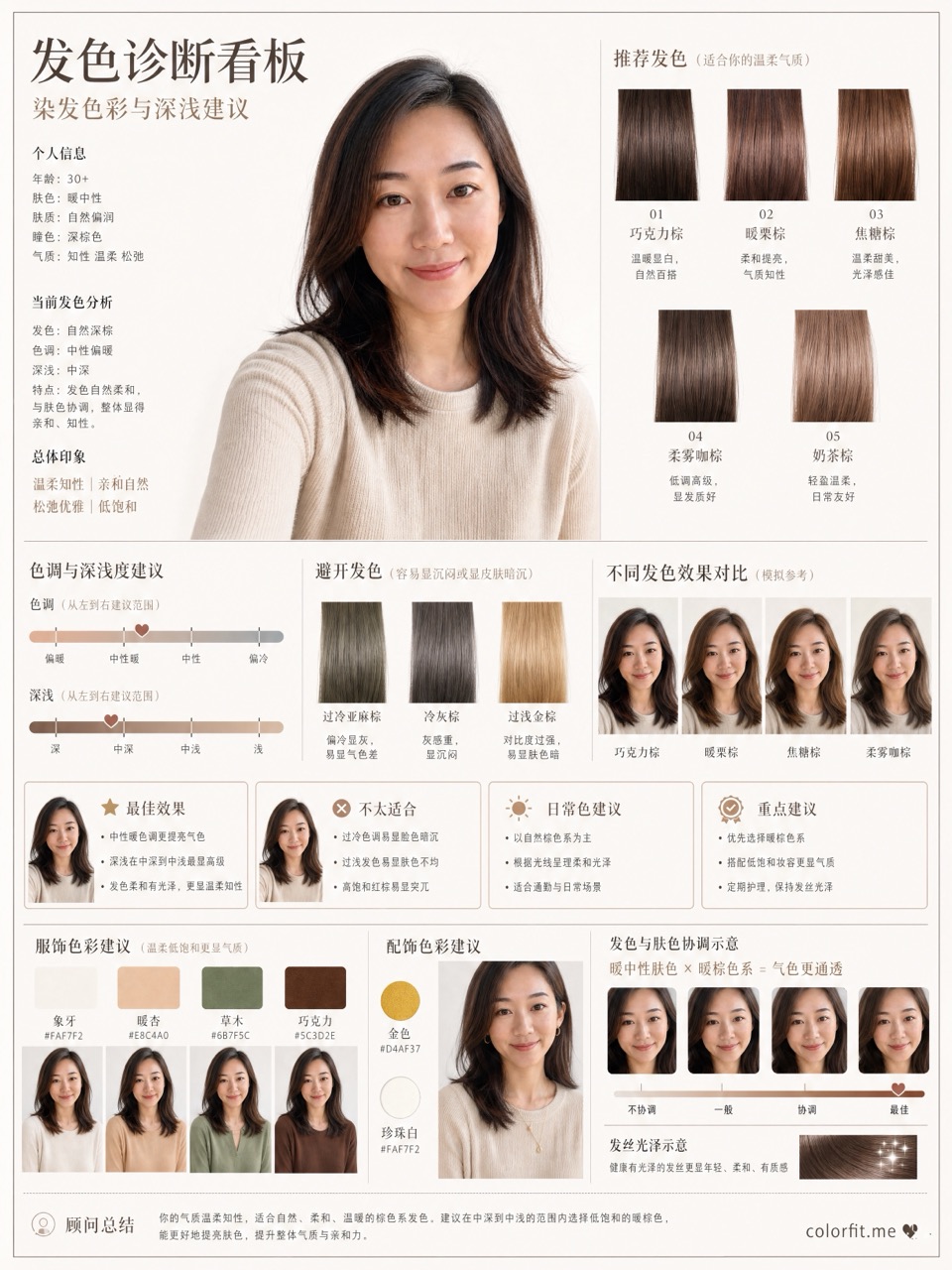 上传照片测发色 | colorfit.me
