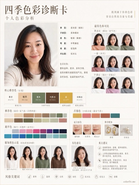 色彩分析卡