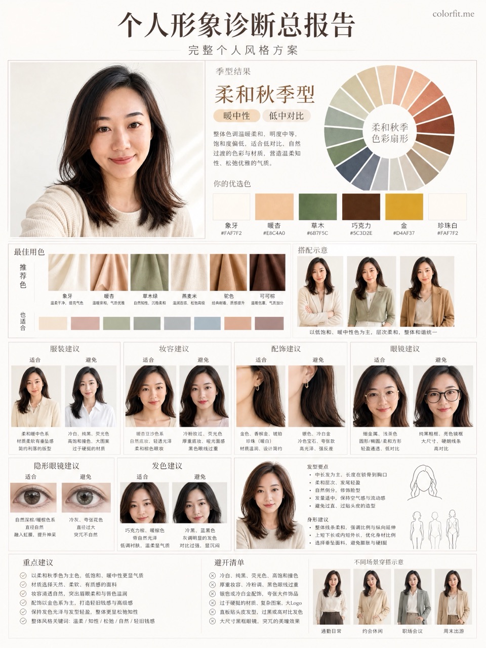 个人形象诊断总报告 example